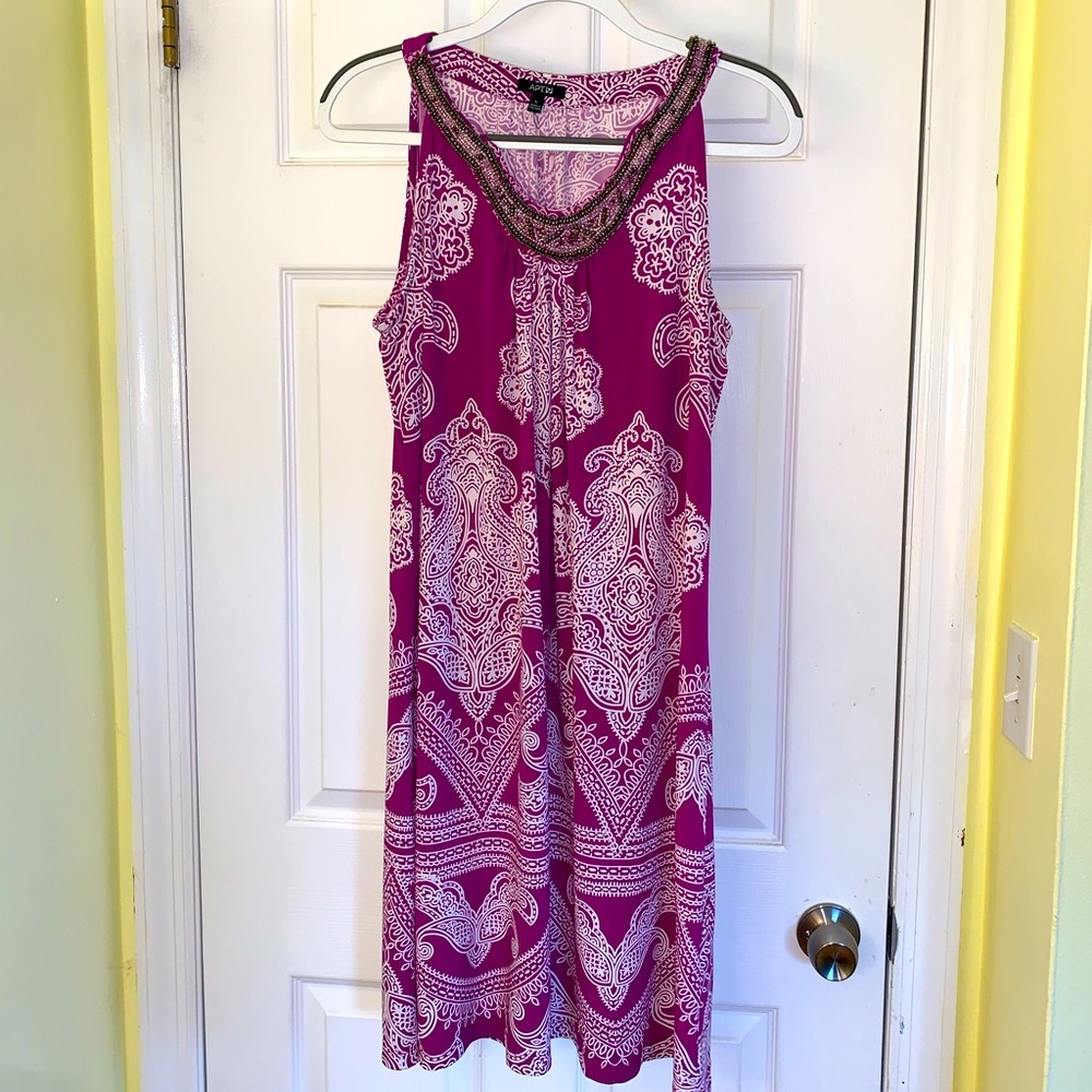 Apt. 9 beaded detail tunic dress